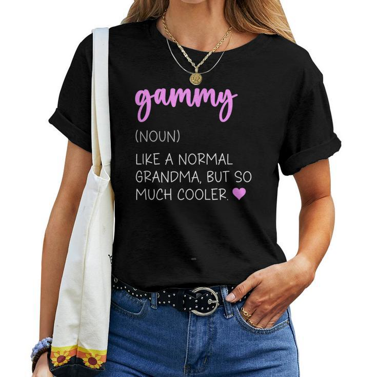 Gammy Definition Cute Grandma Women T-shirt