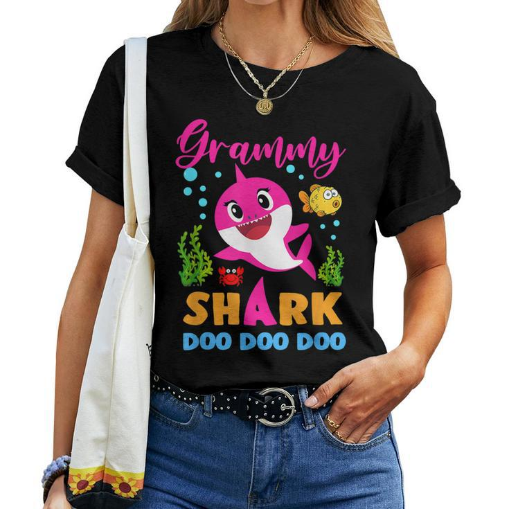 Grammy Shark Grammy Shark Lover Family Women T-shirt