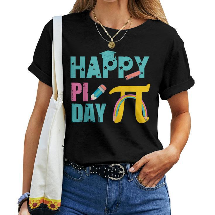 Happy Pi Day Kids Math Teachers Student Professor Pi Day V5 Women T-shirt