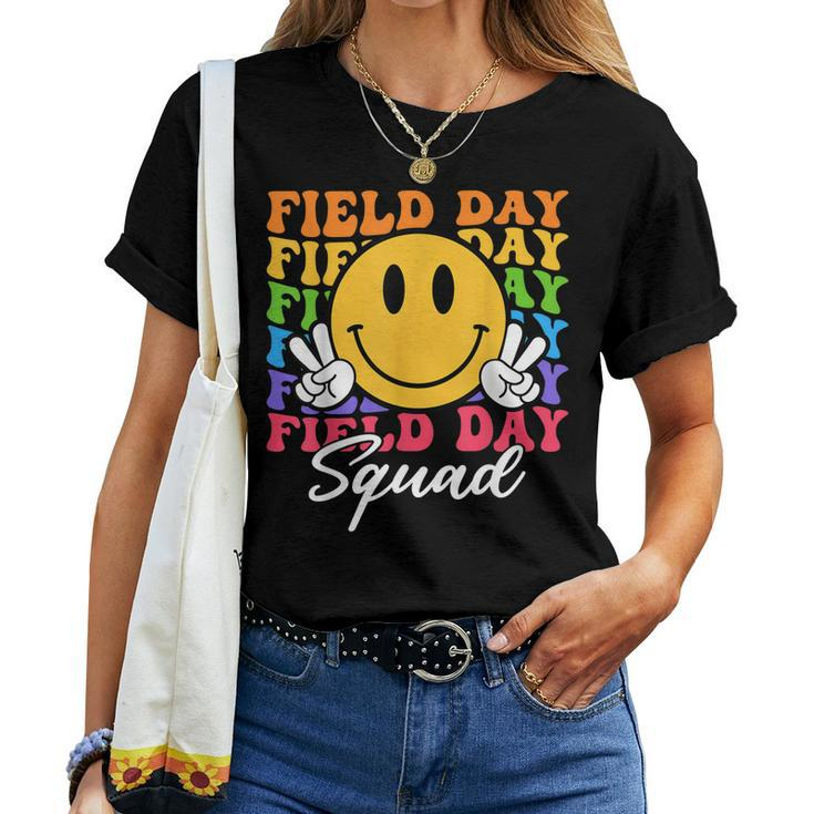 Hippie Field Day Squad For Teacher Kids Retro Field Day 2023 Women T-shirt