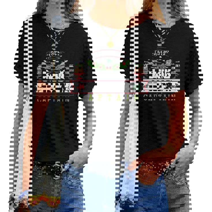 Holiday Cookie Christmas Baking Team Captain Women T-shirt Holiday Cookie Christmas Baking Team Captain Women T-shirt