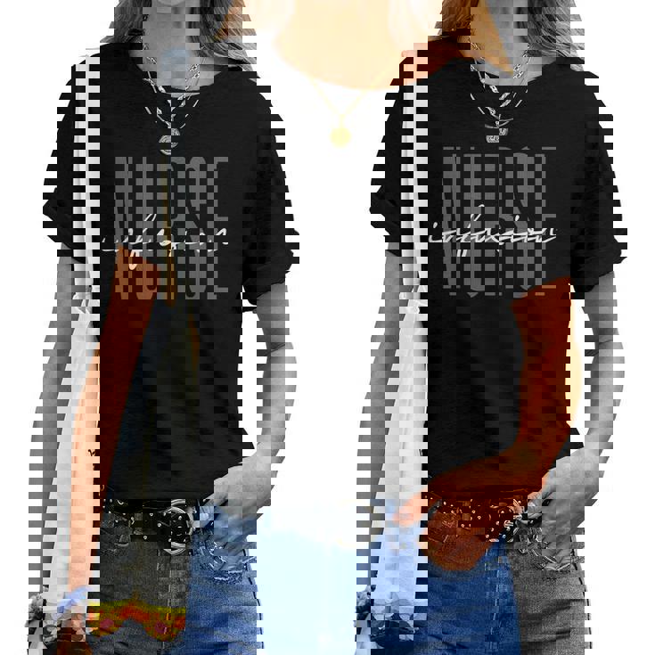 Infusion Nurse Intravenous Iv Therapy Oncology Nurse Women T-shirt