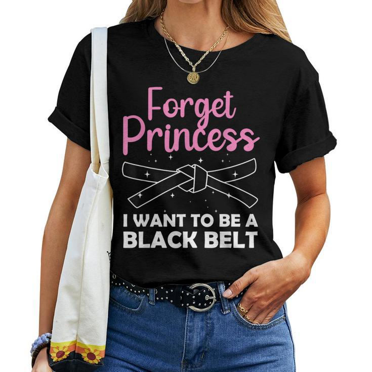 Karate For Women Girls Black Belt Martial Arts Women T-shirt