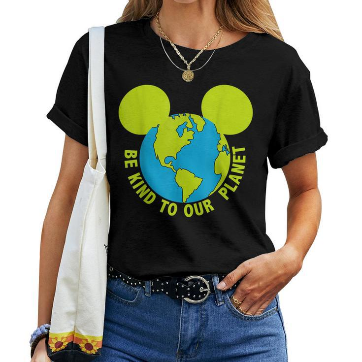 Be Kind To Our Planet Earth Day Lovers Women T-shirt