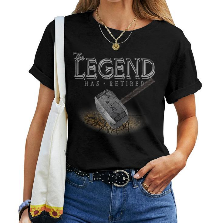 The Legend Has Retired Retirement For Men Women Women T-shirt