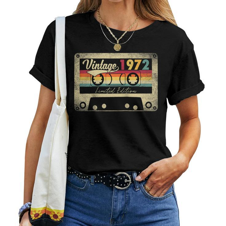 Limited Edition Vintage Best Of 1972 50Th Birthday Gift Women T-shirt