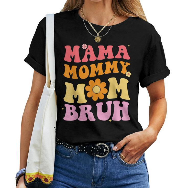 Ma Mama Mom Bruh Leopard Women Mom Women T-shirt