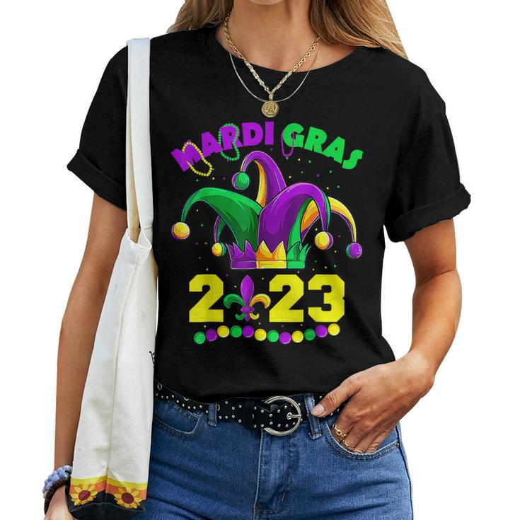 Mardi Gras 2023 Jester Outfit Girl Boy Women Women T-shirt - Thegiftio