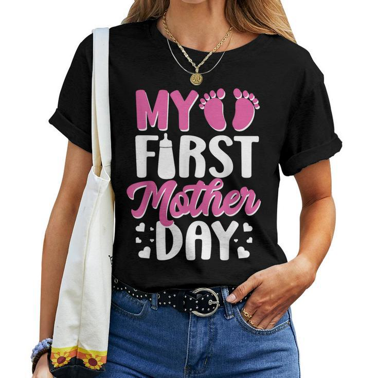 Being Mom My First As A Mommy Women T-shirt