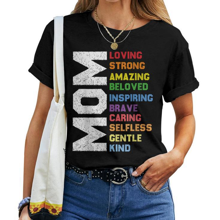 Mom Loving Strong Amazing Women T-shirt