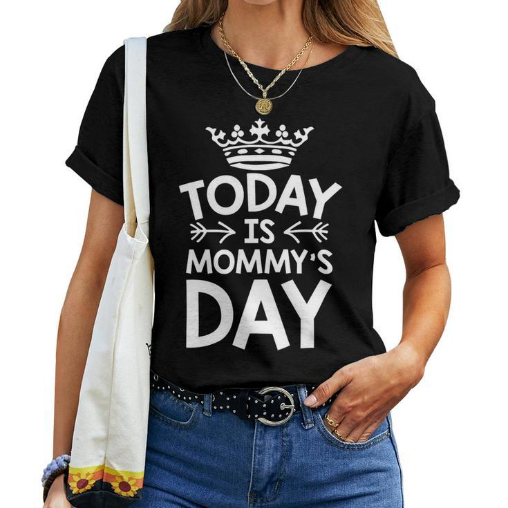 Mother Grandma Today Is Mommys Day Happy Mothers Day 181 Mom Grandmother Women T-shirt Casual Daily Crewneck Short Sleeve Graphic Basic Unisex Tee