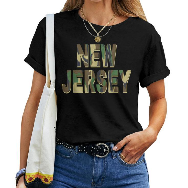 New Jersey Camouflage Women & Camo New Jersey Women T-shirt