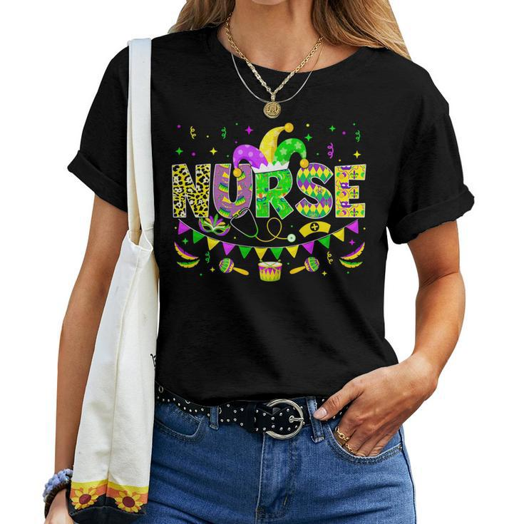 Nurse Lover Funny Mardi Gras Carnival Party Women Men  Women T-shirt