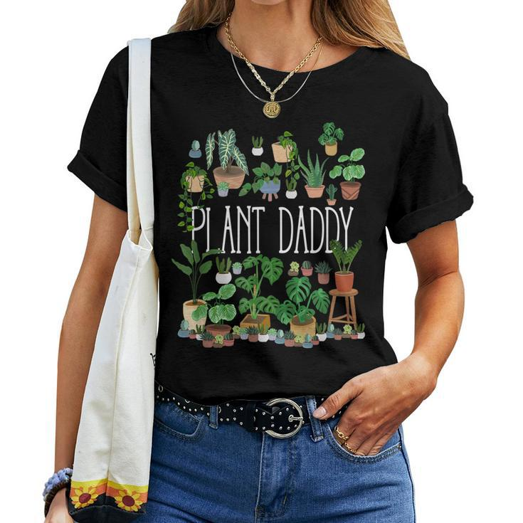 Potted Plant Daddy Dad Father Women T-shirt
