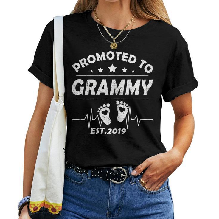 Promoted To Grammy Est 2019 Shirt First Time New Women T-shirt
