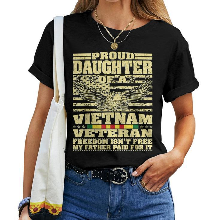 Proud Daughter Of A Vietnam Veteran V3 Women T-shirt
