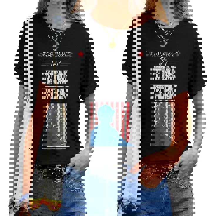 Prouddaughter Of A VietnamveteranArmySoldiers Women T-shirt