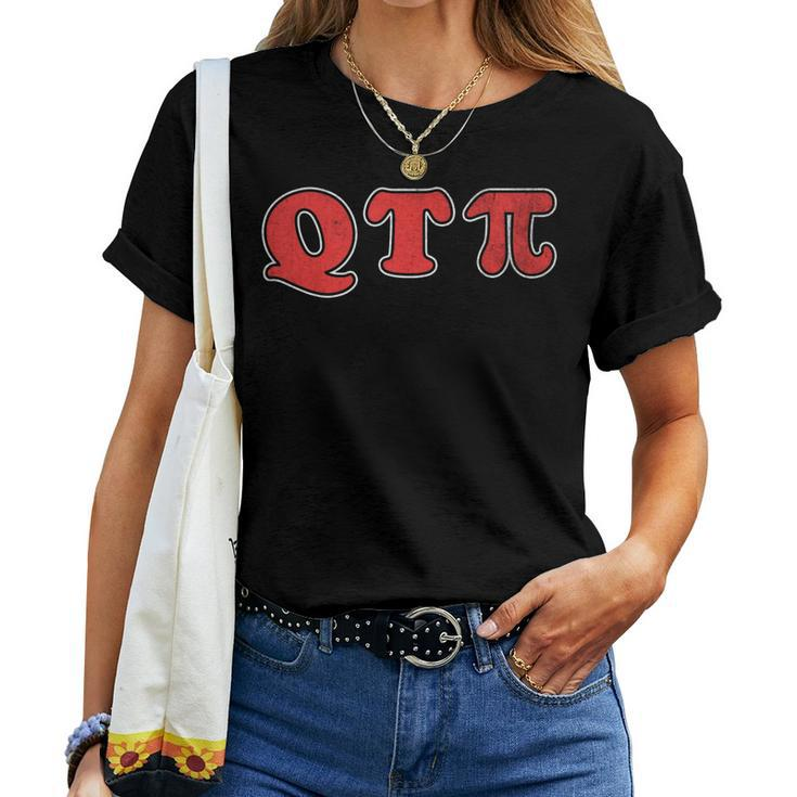 Q T Pi Cutie Pie Vintage Pi Day T Shirt For Women Women T-shirt
