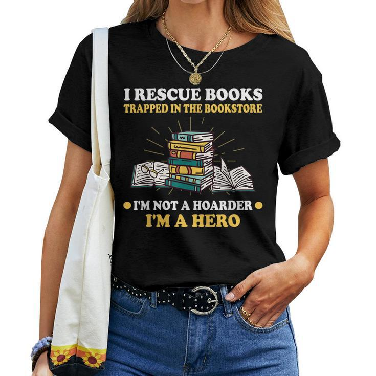 Reading Books Library Student Teacher Book Store Women T-shirt