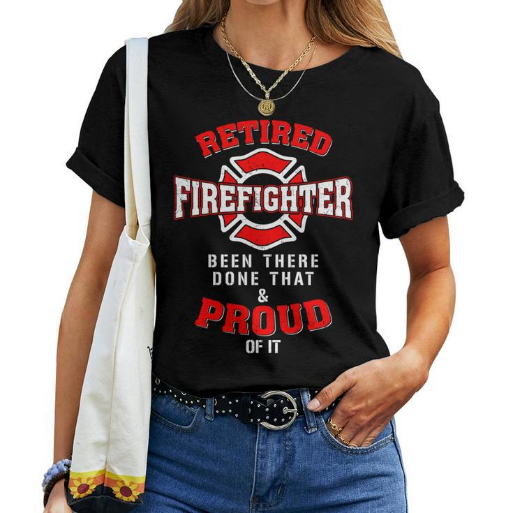 Retired Firefighter Fireman Fire Fighter Men Dad Papa  Women T-shirt