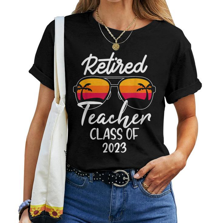 Retired Teacher Class Of 2023 Funny Retirement Women T-shirt