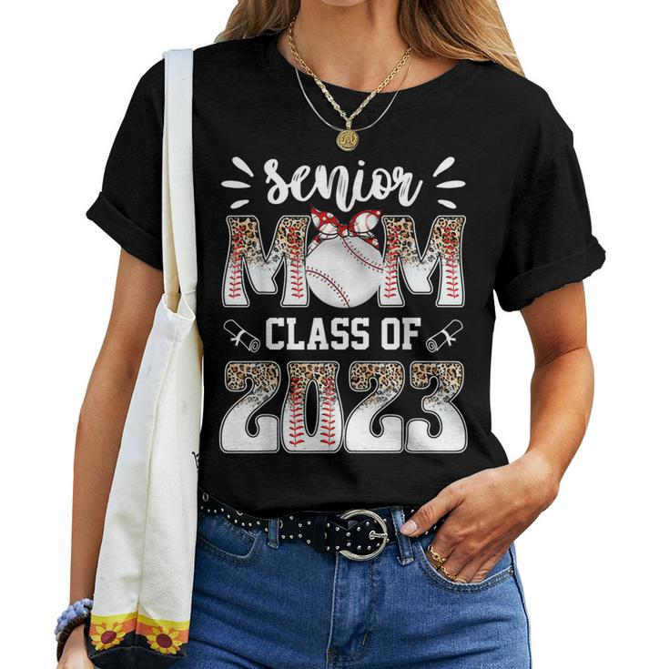 Senior Mom Class Of 2023 Baseball Graduation Mom 2023 Grad Women T-shirt