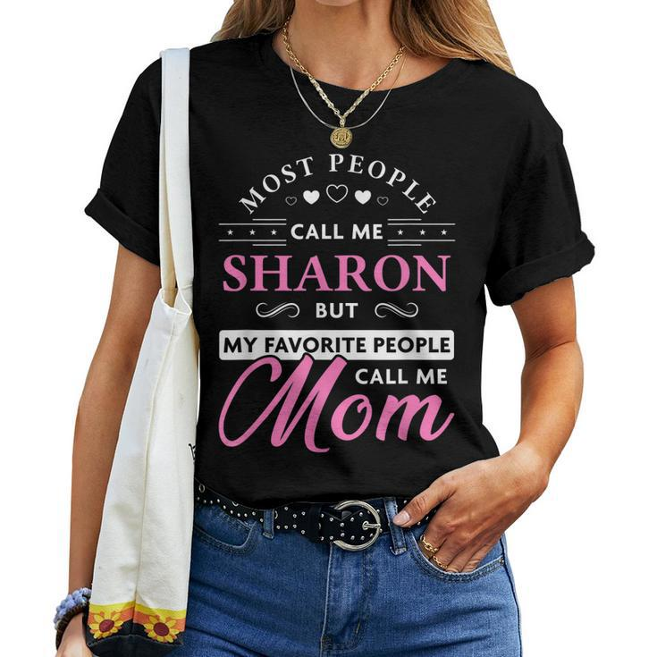 Sharon Name Personalized Mom Women T-shirt