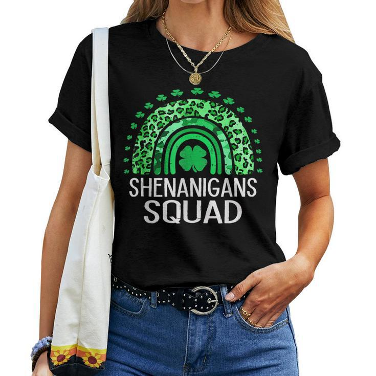 Shenanigans Squad Irish St Patricks Day Rainbow Women Women T-shirt