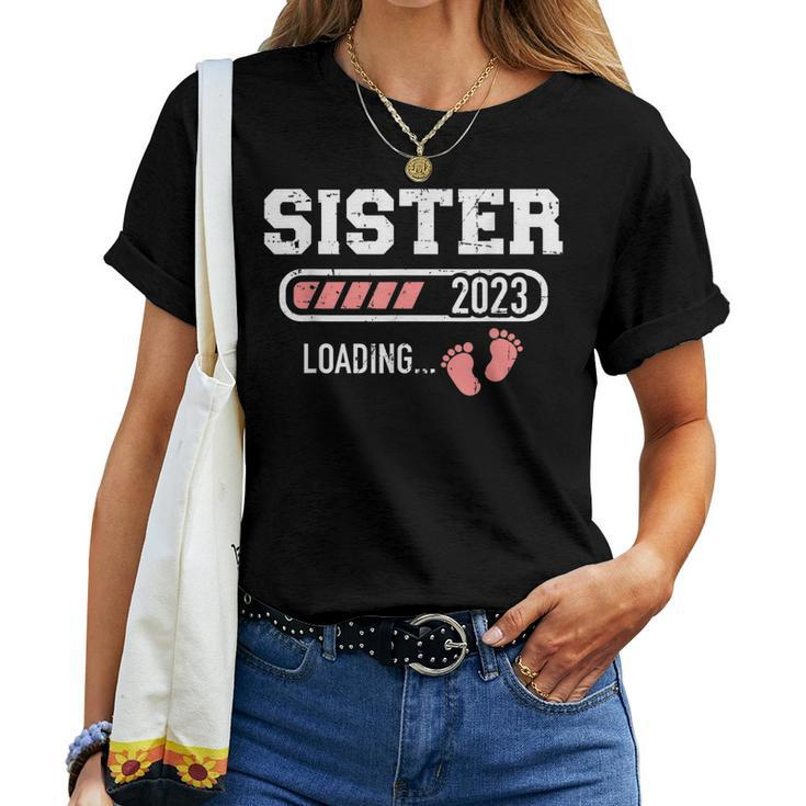 Sister 2023 Loading Bar Women T-shirt