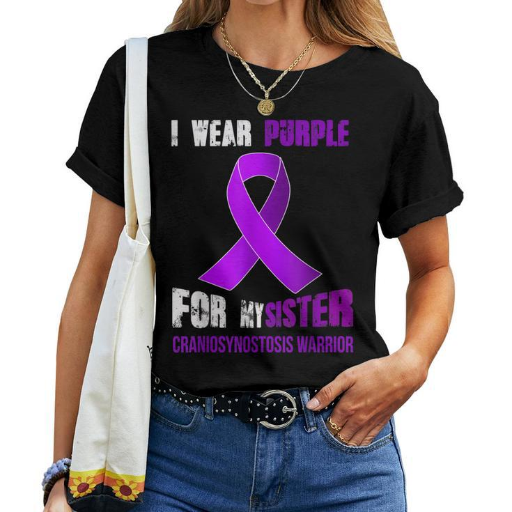 My Sister My Craniosynostosis Warrior Women T-shirt