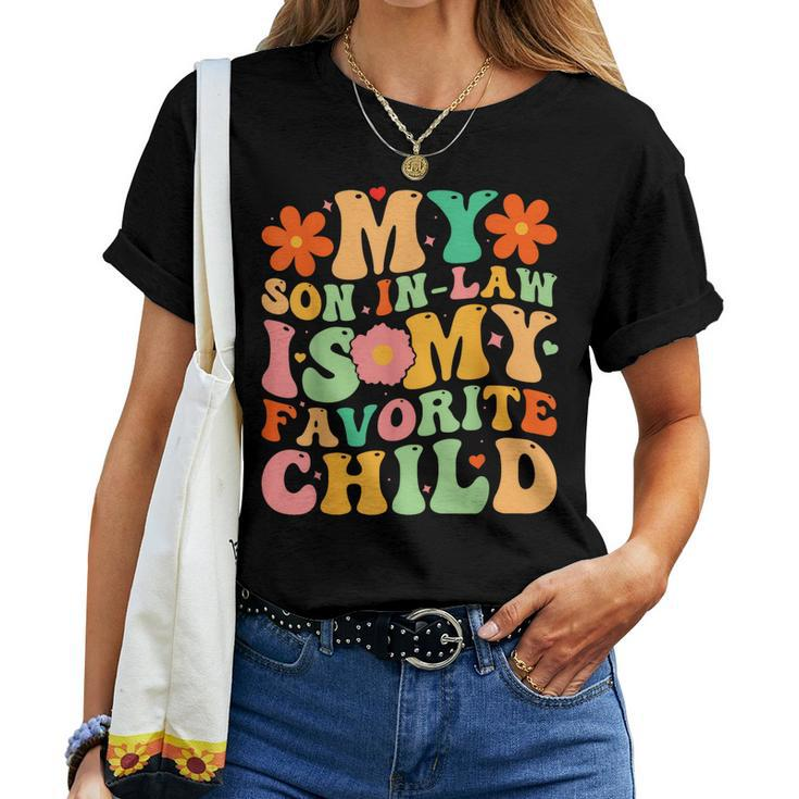 My Son-In-Law Is My Favorite Child Retro Mother In Law Women T-shirt