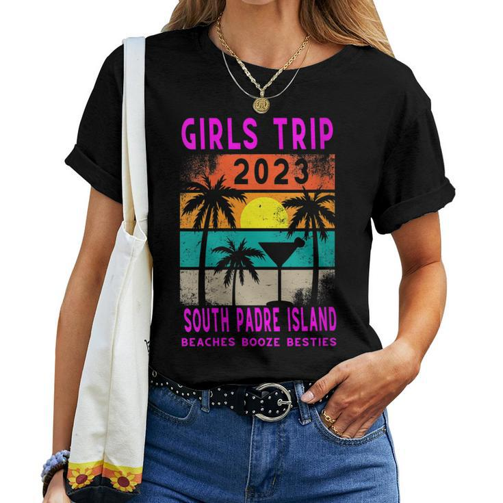 Womens South Padre Island Girls Trip 2023 Students Vacation Party Women T-shirt