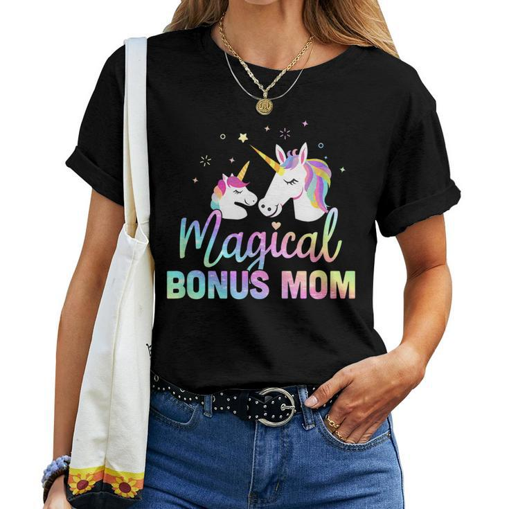 Stepmom Magical Bonus Mom Unicorn Women T-shirt