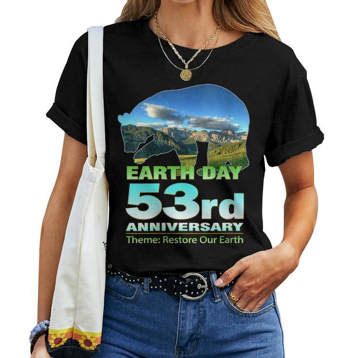 Womens Support The Environment On Earth Day 2023 Women T-shirt