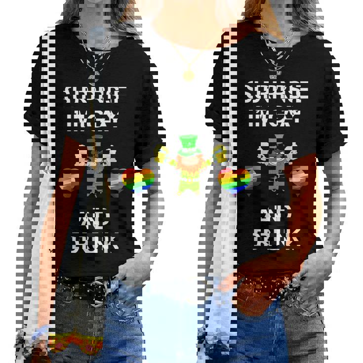 Surprise I'm Gay And Drunk Leprechaun Lgbt St Patricks Day T-Shirt Surprise I'm Gay And Drunk Leprechaun Lgbt St Patricks Day T-Shirt