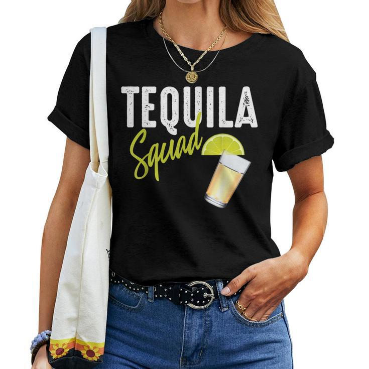 Tequila Squad Cute Margarita Fan Cinco De Mayo Women T-shirt
