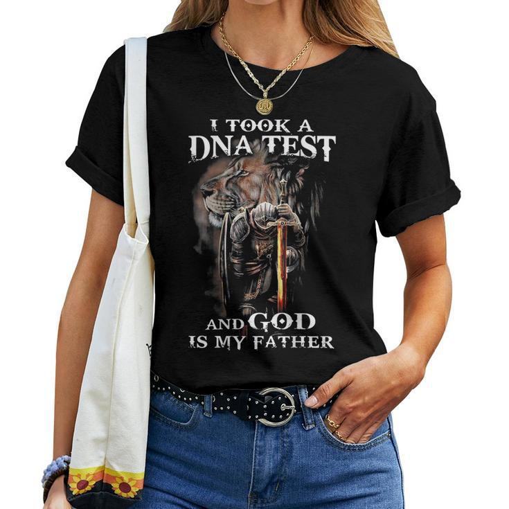 I Took A Dna Test And God Is My Father Jesus Christ Women T-shirt