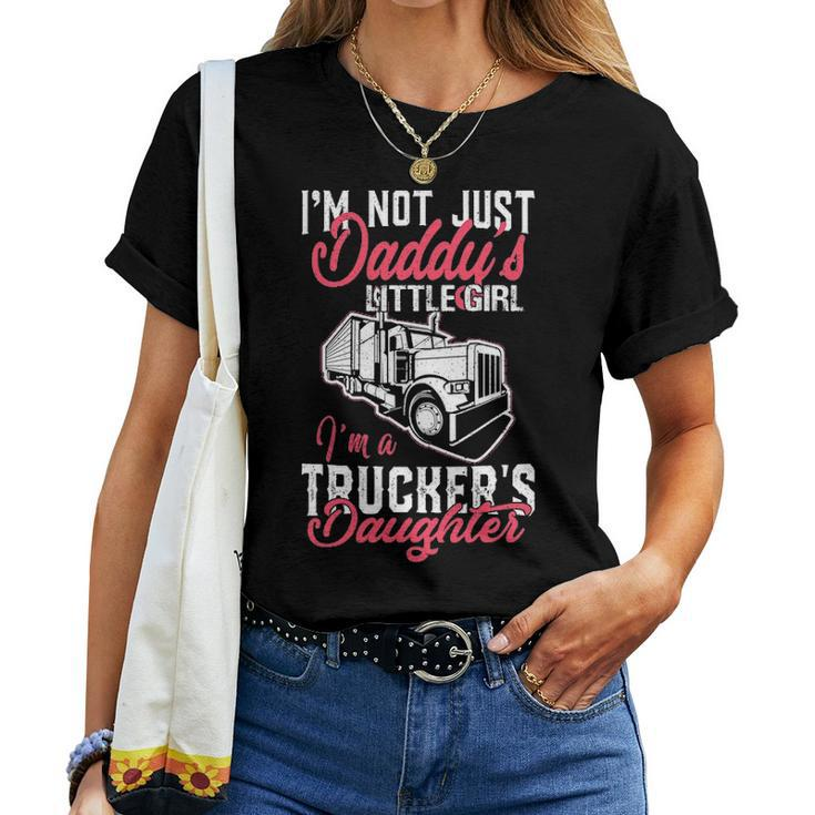 Trucker S For Kids - Truckers Daughter Girl Gift Women T-shirt