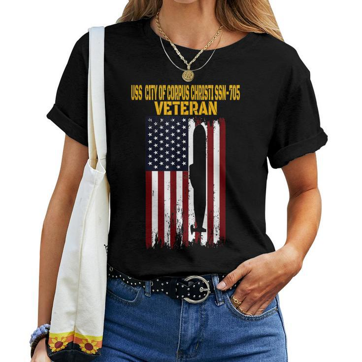Uss City Of Corpus Christi Ssn-705 Submarine Veterans Day Women T-shirt