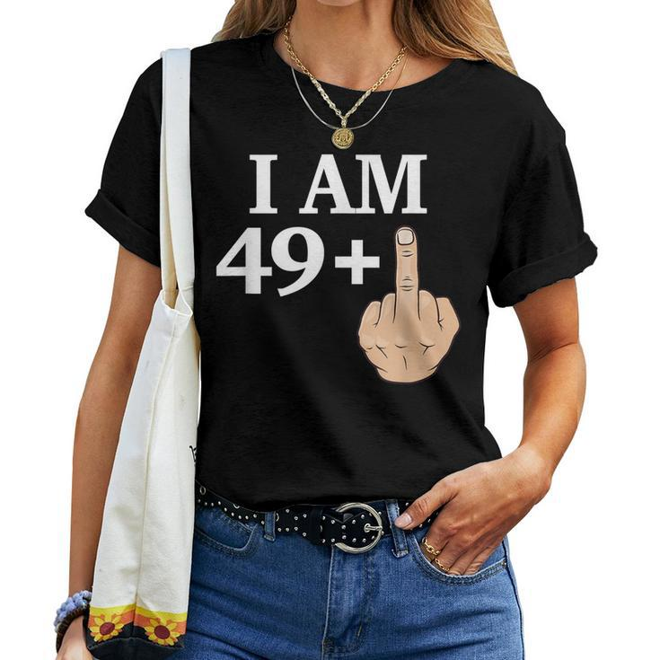 Vintage 50Th Birthday Made In 1969 49 Plus 1 Women T-shirt