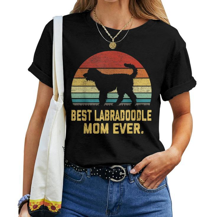 Vintage Best Labradoodle Mom Ever Women T-shirt