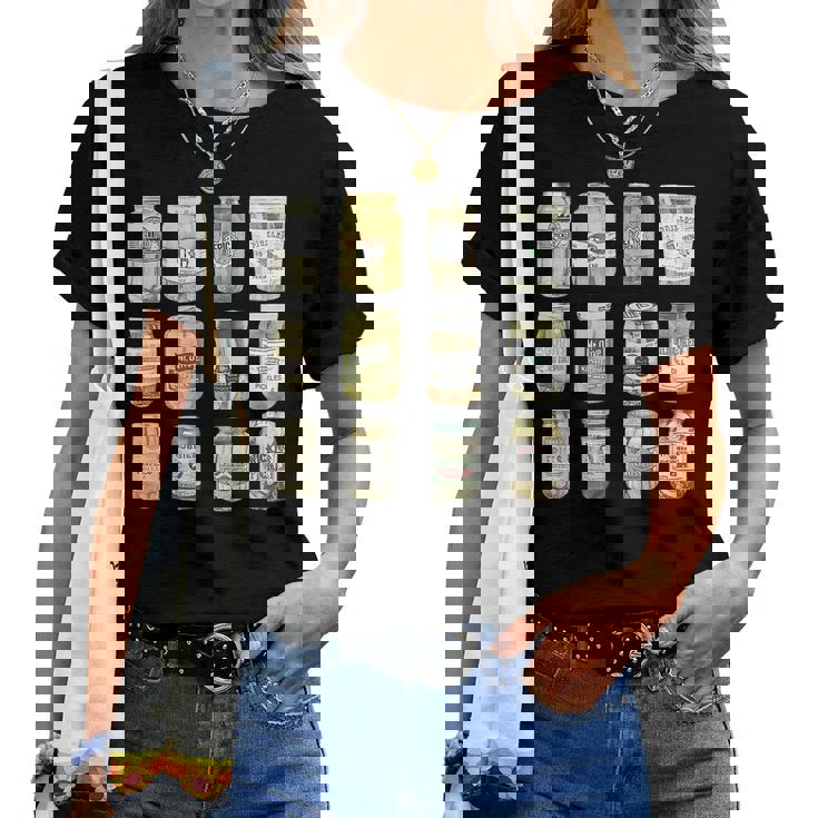 Vintage Canned Pickles Homemade Dill Pickles For Mom Women T-shirt