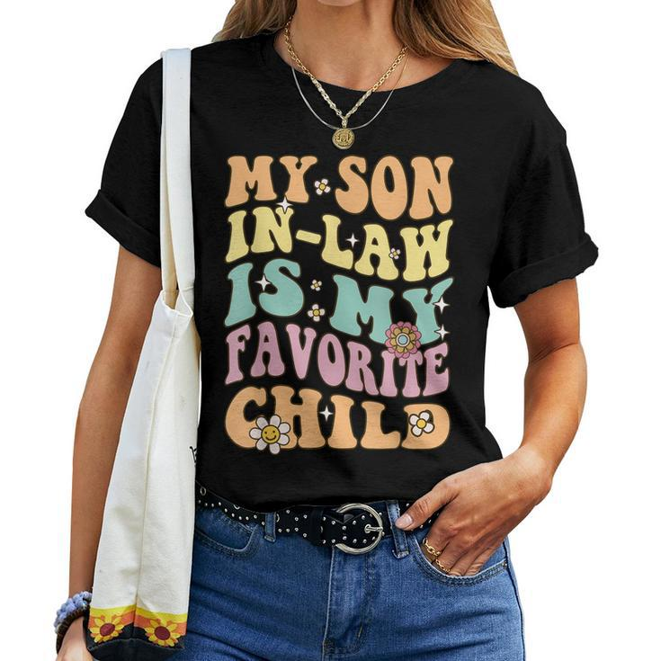 Vintage My Son In Law Is My Favorite Child Women T-shirt