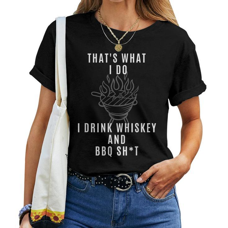 Whiskey And Bbq Women T-shirt