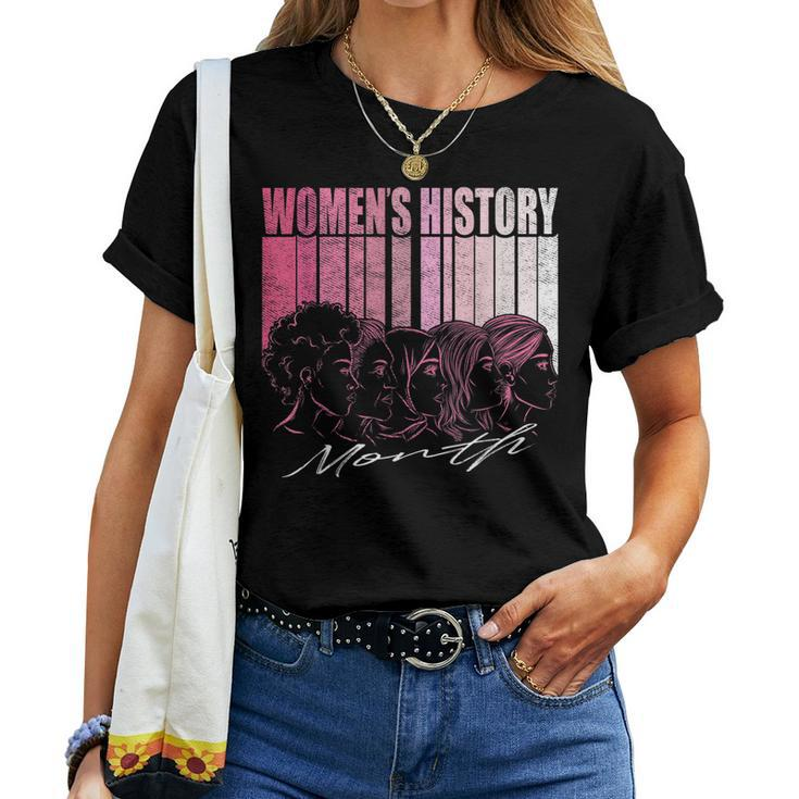 Womens History Month For Feminist Womens Rights March Month Women T-shirt