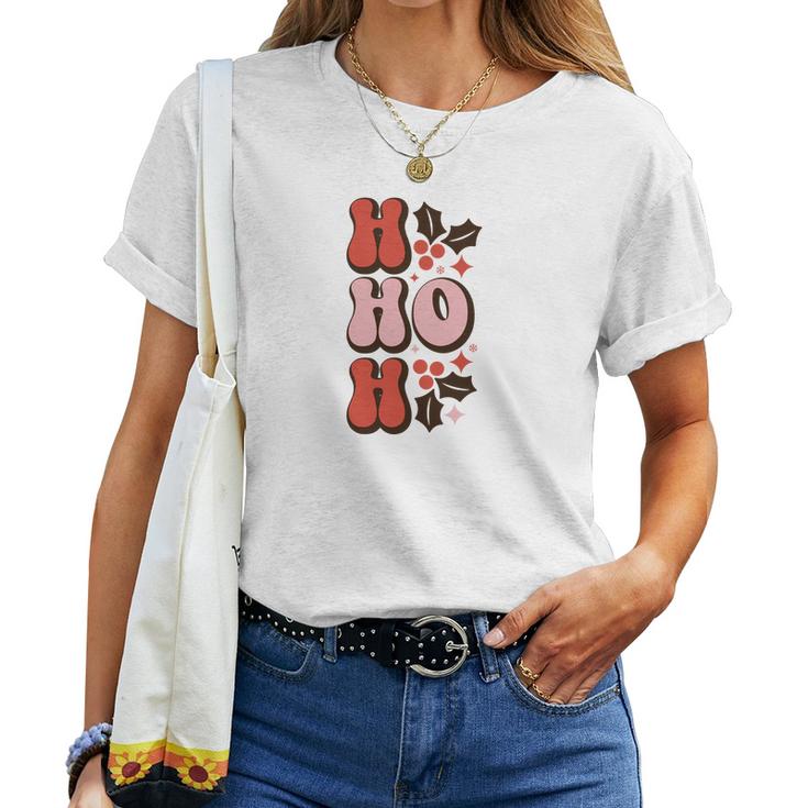Christmas Ho Ho Oh Holiday Women T-shirt Casual Daily Crewneck Short Sleeve Graphic Basic Unisex Tee