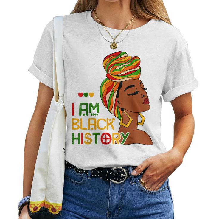 I Am Black History Month African American For Girls V2 Women T-shirt