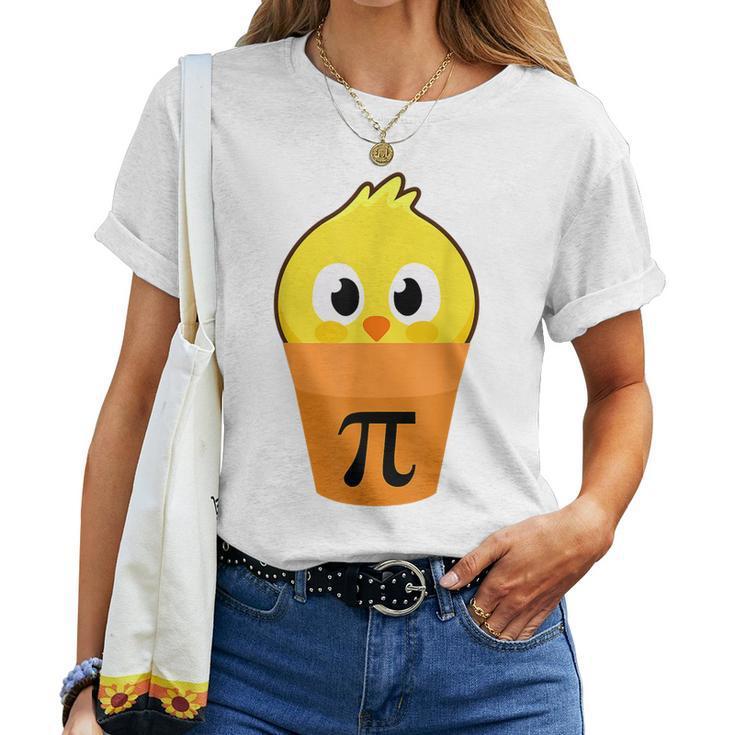 Chicken Pot Pi Math Lover & Pi Day Pie Academic Women T-shirt
