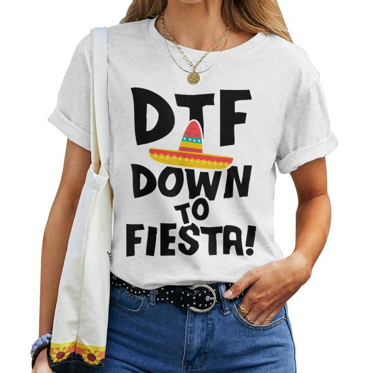 Down To Fiesta Cinco De Mayo Mexican Party Men Women Women T-shirt