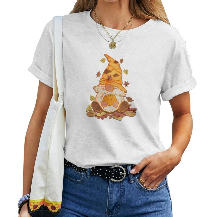 Fall Gnomes Autumn Women T-shirt